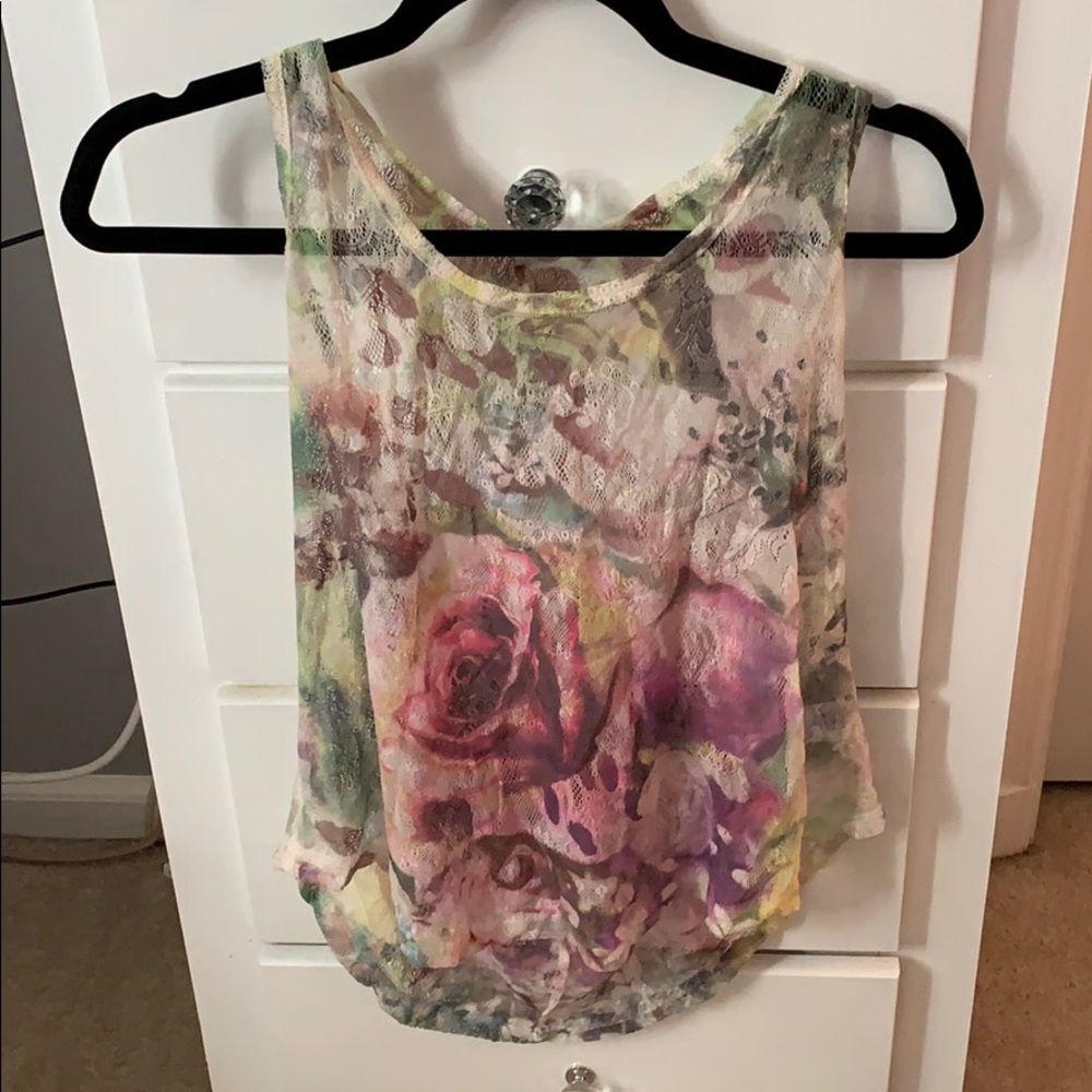Mesh tank top